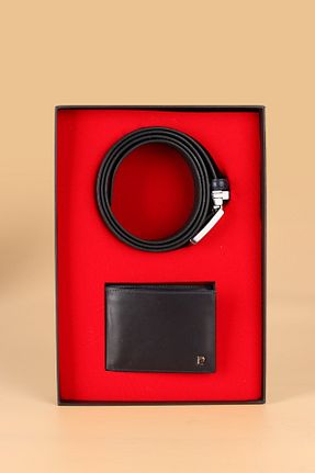 کیف پول سرمه ای مردانه چرم خالص Pierre Cardin - کد 930730426