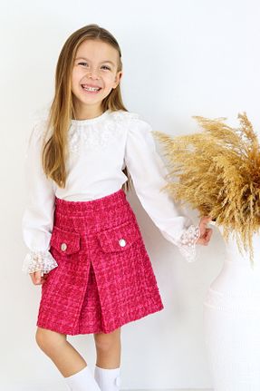بادی سفید بچه گانه یقه دوچرخه Parla Kids - کد 362232799