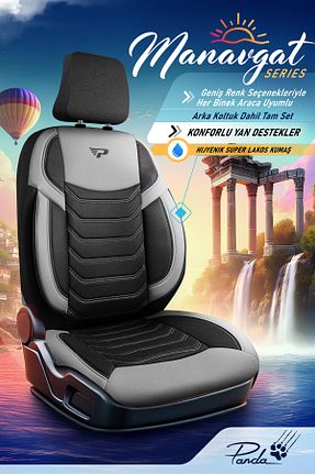 روکش صندلی خودرو طوسی Panda Kılıf - کد 872184446