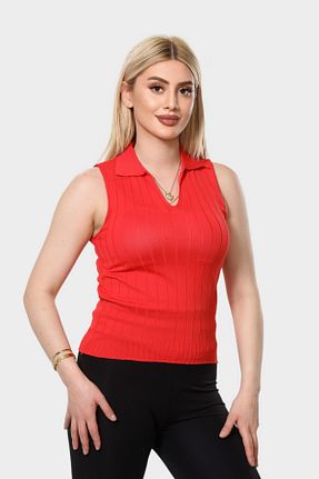تیشرت قرمز زنانه اسلیم فیت NEWCO - کد 930890159