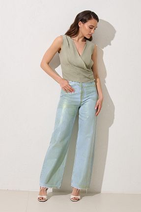 بلوز سبز زنانه ساده Setre - کد 930767163
