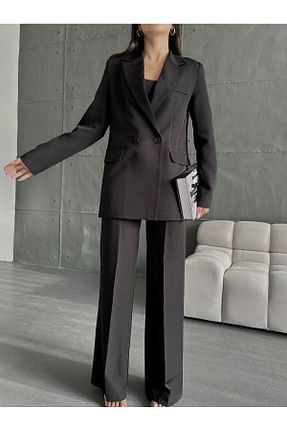 ست بالاتنه و پائین تنه مشکی زنانه مخلوط پلی استر MODA - کد 930906871