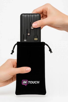 پاور بانک مشکی 7900 - 11500 İntouch - کد 68361137