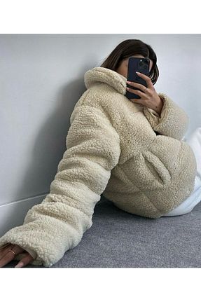 کاپشن نباتی زنانه Straight Crazy shee - کد 871129229