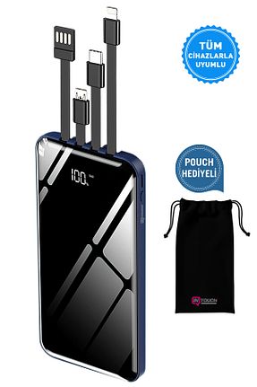 پاور بانک آبی 7900 - 11500 İntouch - کد 68363755