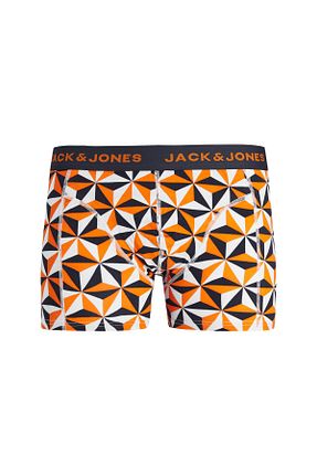 باکسر اسپرت نارنجی مردانه پنبه ای Jack & Jones - کد 782231501