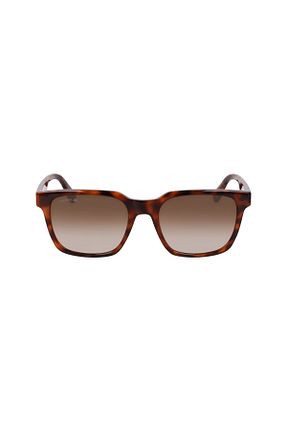 عینک آفتابی قهوه ای زنانه UV400 Lacoste - کد 844058030
