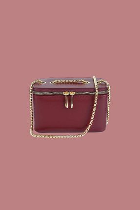 کیف دوشی زرشکی زنانه birizmoda - کد 930821809