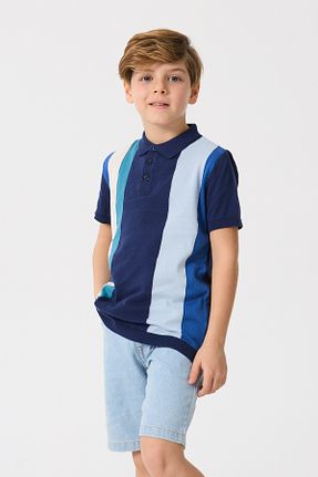 پولوشرت سرمه ای بچه گانه %100 پنبه Nisrakids - کد 930940260