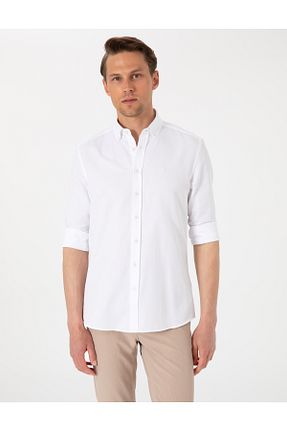 پیراهن سفید مردانه اسلیم فیت Pierre Cardin - کد 930865129