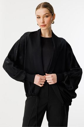 رویه حجاب مشکی زنانه پنبه ای Ghisa - کد 930844312