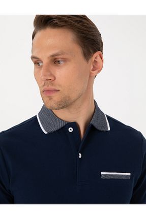 پولوشرت سرمه ای مردانه پنبه ای Pierre Cardin - کد 930888652