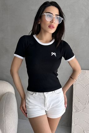 بلوز مشکی زنانه ساده Chicup Aura - کد 930872811