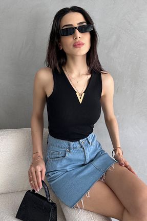 بلوز مشکی زنانه ساده Chicup Aura - کد 930872638