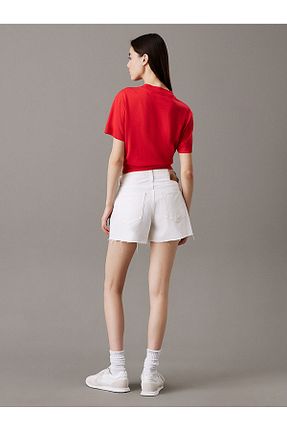 شلوارک و برمودا سفید زنانه رگولار Calvin Klein - کد 930976590