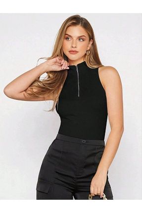 بلوز مشکی زنانه ساده Stail Moda - کد 930937836