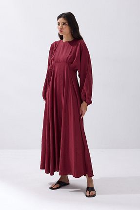 لباس حجاب زرشکی زنانه رگولار Hooopstore - کد 930932182