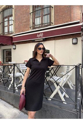 لباس مشکی زنانه بافتنی Aymood - کد 930929365