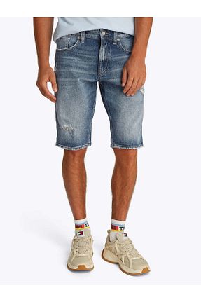 شلوارک و برمودا سرمه ای مردانه اسلیم Tommy Hilfiger - کد 925319159