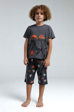 ست بالاتنه و پائین تنه طوسی بچه گانه بافتنی HAUSEkids - کد 930991623
