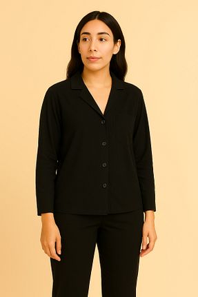 ست بالاتنه و پائین تنه مشکی زنانه بافتنی Home - کد 930932165