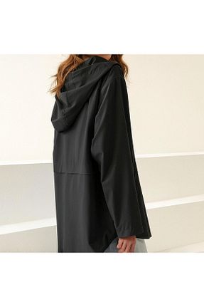 ترنچکت مشکی زنانه پلی استر Flowist - کد 930937077