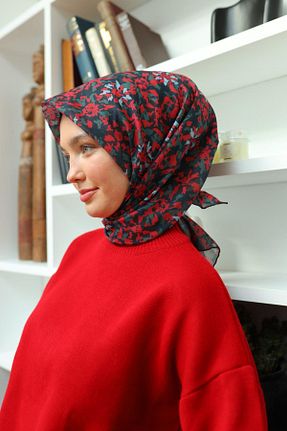 روسری سرمه ای پنبه ای Silk Home - کد 891758956