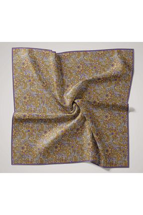 روسری طوسی پنبه ای Silk Home - کد 930211944