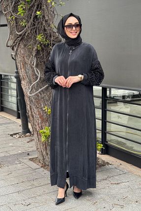 کلاه و ابایا مشکی زنانه مخلوط پلی استر Al-Marwah - کد 930959409