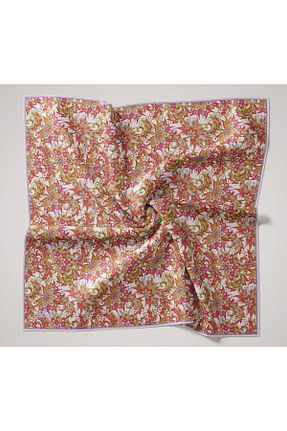 روسری بژ پنبه ای Silk Home - کد 930212551