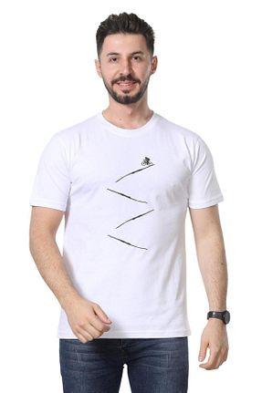 تیشرت سفید مردانه رگولار GEZEGENX - کد 930945751