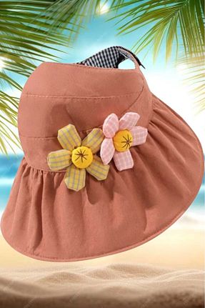 کلاه قهوه ای بچه گانه مخلوط کتان Mood Agenda - کد 931021267