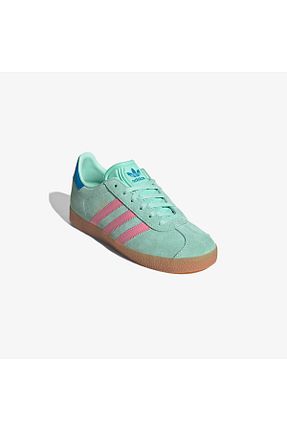 کفش اسنیکر سبز بچه گانه بند دار adidas - کد 882370837