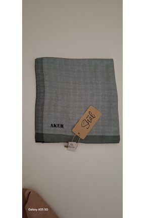 روسری خاکی پنبه ای Aker - کد 930982057