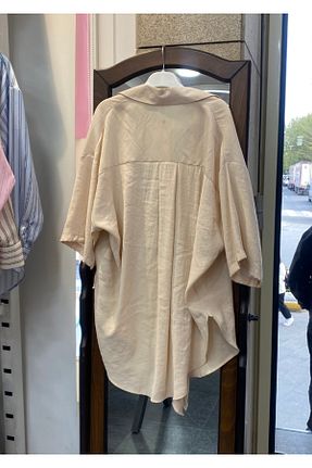 پیراهن بژ زنانه Asimetrik PERA MODA - کد 931013826