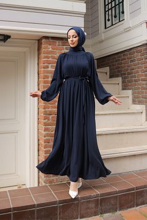 لباس حجاب سرمه ای زنانه رگولار KADEEM - کد 888836965