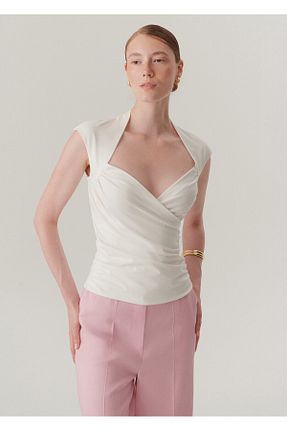 بلوز نباتی زنانه اسلیم فیت Exquise - کد 926205654