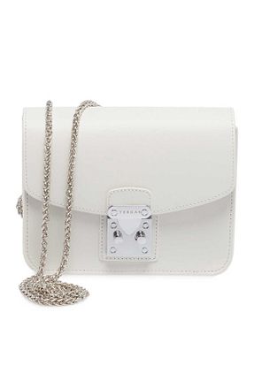 کیف دوشی سفید زنانه چرم خالص Tergan - کد 922322374