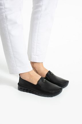 کفش کژوال مشکی زنانه پاشنه کوتاه (1 - 4 سانتی متر) Getcho - کد 930989129