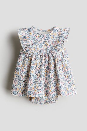 لباس سفید بچه گانه بافتنی H&M - کد 931055607
