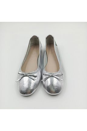 بابت متالیک زنانه چرم خالص Escarpinshoes - کد 923387576