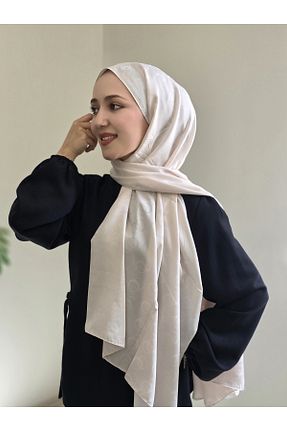 شال بژ زنانه Kesik Elyaf Eyfel - کد 922872726