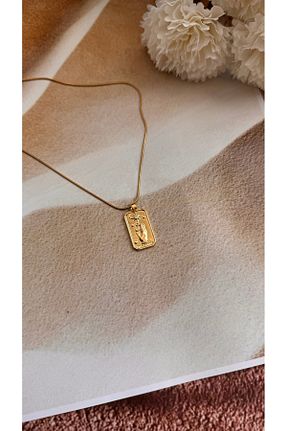 گردنبند استیل ( فولاد ) زرد استیل (فولاد) KAD COLLECTION - کد 931040497