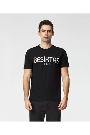 تیشرت مشکی مردانه رگولار Beşiktaş - کد 931069764