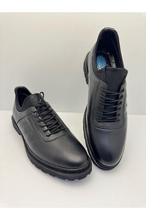 کفش کژوال مشکی مردانه چرم خالص e&e - کد 927116547