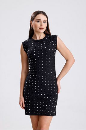 لباس مشکی زنانه بافت LOVES AGAZA - کد 931058626