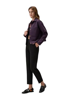 شلوار مشکی مردانه پارچه Lovely butik - کد 931074434