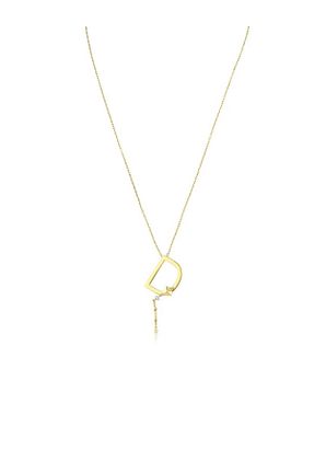 گردنبند نقره طلائی زنانه 925 عیار BerCio Store - کد 931209227