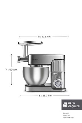 میکسر و ست میکسر طوسی 500-1500 Watt Karaca - کد 860667262