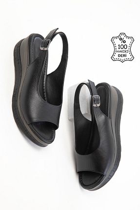 صندل مشکی زنانه پاشنه پر SOHO - کد 925981548